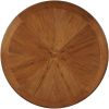 Modern Classic 48-inch Round Dining Table in Medium Walnut Wood Finish