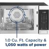 GE JES1109RRSS 1.0 Cu. Ft. Capacity Countertop Convection Microwave Oven with Air Fry, Stainless Steel
