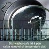 All-Clad Electrics Stainless Steel and Nonstick Surface Skillet 7 Quart 1800 Watts Temp Control, Cookware