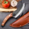Forged Viking Knives,Chef Knife Butcher Knives Japanese Chef Knife Boning Knife Meat Cleaver for Kitchen or Camping Gift for Dad