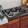 30 Cooktop gas, 5 Burners gas stovetop 30 inch,Gas Stove Gas Hob Stovetop Tempered Glass Cooktop Cast Iron Grates Built-in