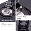 30 Cooktop gas, 5 Burners gas stovetop 30 inch,Gas Stove Gas Hob Stovetop Tempered Glass Cooktop Cast Iron Grates Built-in