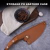Forged Viking Knives,Chef Knife Butcher Knives Japanese Chef Knife Boning Knife Meat Cleaver for Kitchen or Camping Gift for Dad