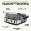 GreenPan Elite 7-in-1 Multi-Function Contact Grill & Griddle, Healthy Ceramic Nonstick Aluminum
