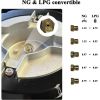 30 Cooktop gas, 5 Burners gas stovetop 30 inch,Gas Stove Gas Hob Stovetop Tempered Glass Cooktop Cast Iron Grates Built-in